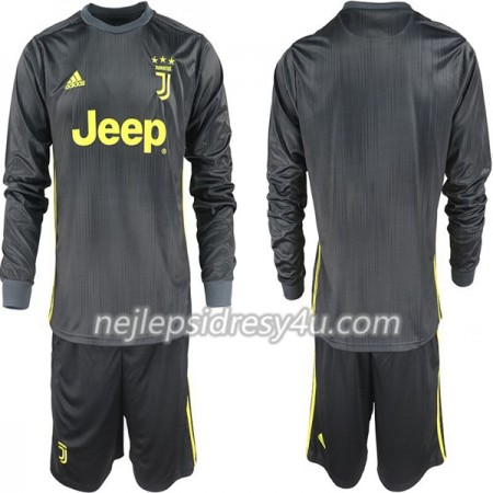 Fotbalový Dres Juventus Dětské Alternativní 2018/19 Dlouhý Rukáv
